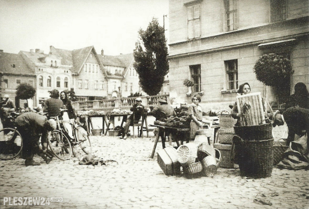 Pleszewski rynek - zdjęcia sprzed ponad stu lat