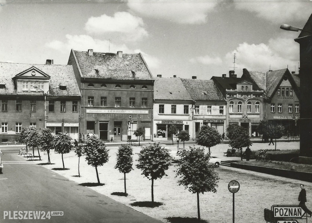 Pleszewski rynek - zdjęcia sprzed ponad stu lat