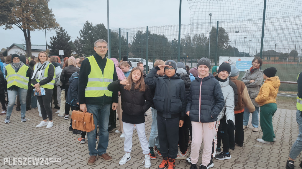  Ewakuacja szkoły w Choczu. Spokojnie to ćwiczenia