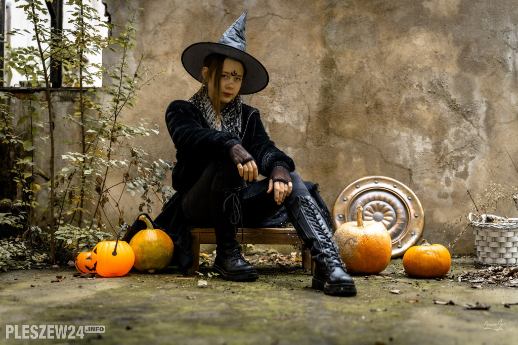 Sesja na Halloween w Żegocinie