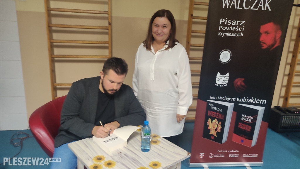 Spotkanie autorskie z Marcinem Walczakiem w Choczu