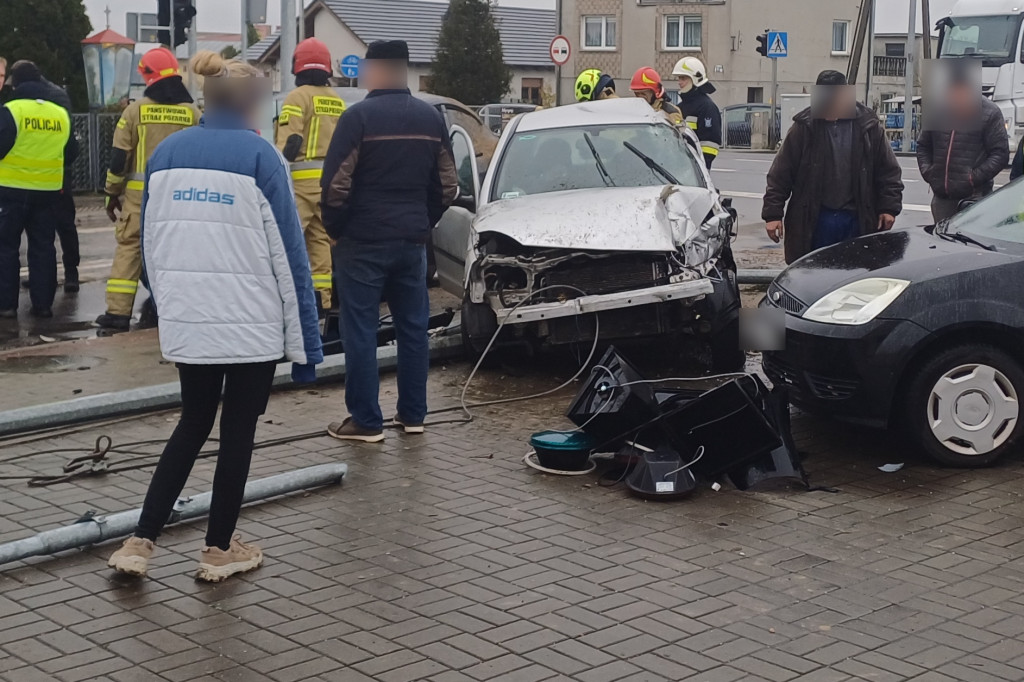Wypadek Zielona Łąka - 21.11