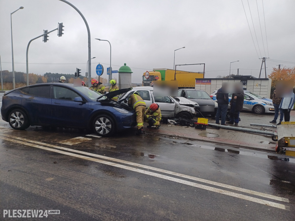 Wypadek Zielona Łąka - 21.11