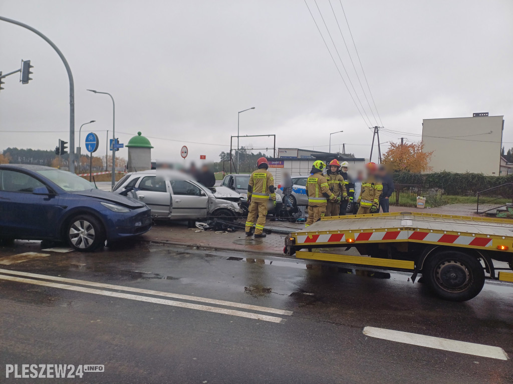 Wypadek Zielona Łąka - 21.11