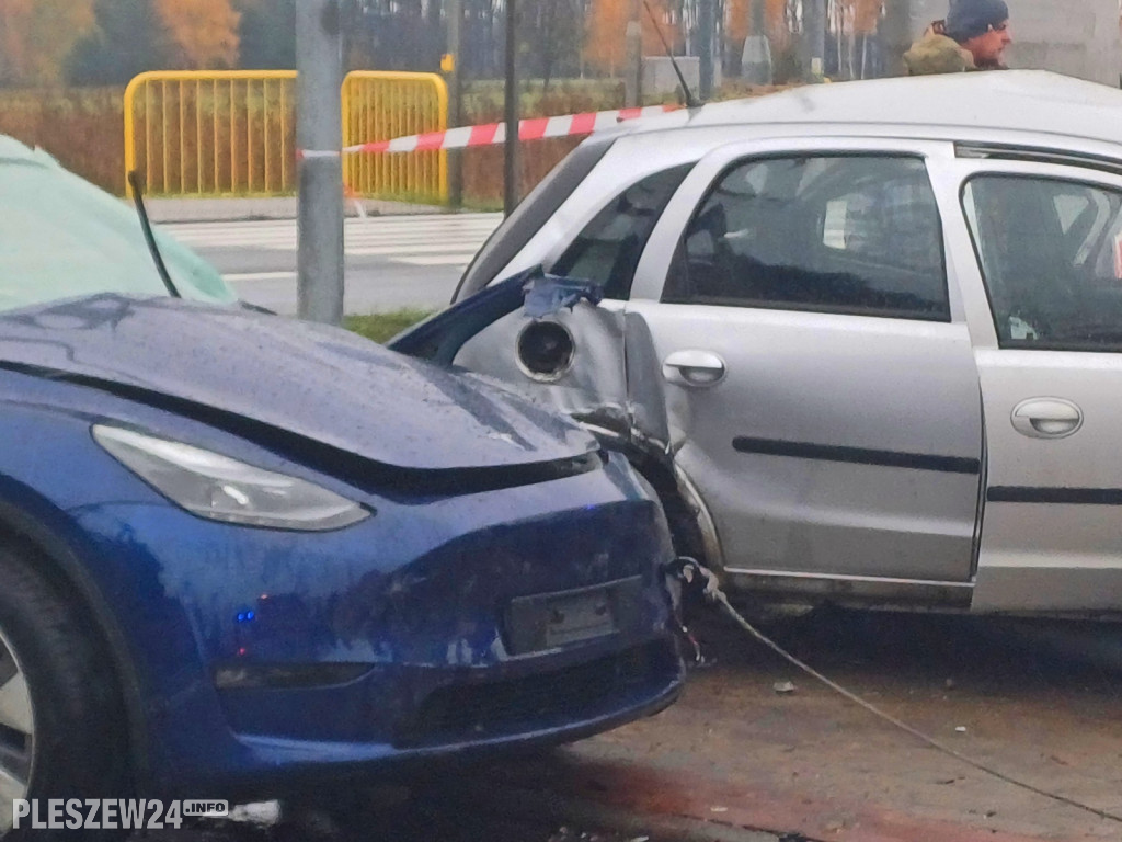 Wypadek Zielona Łąka - 21.11