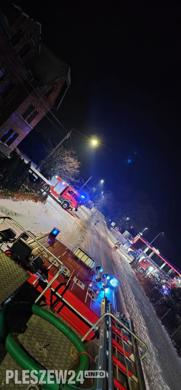 Pożar sadzy w Dobrzycy