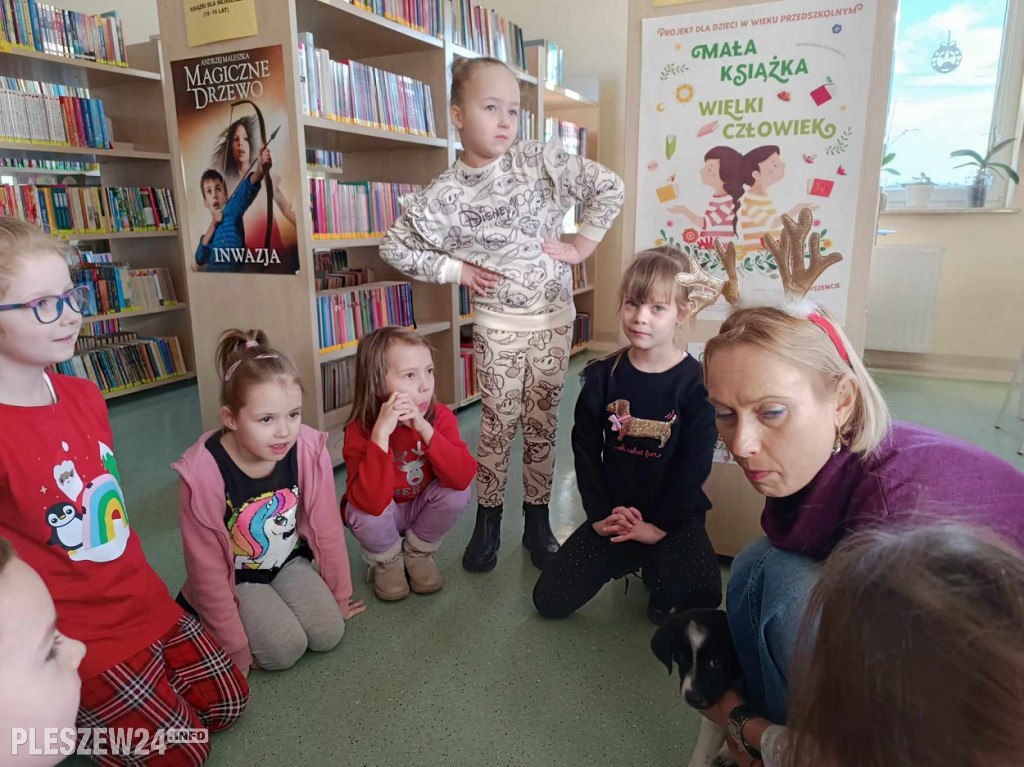 Niespodziewana wizyta w gołuchowskiej bibliotece