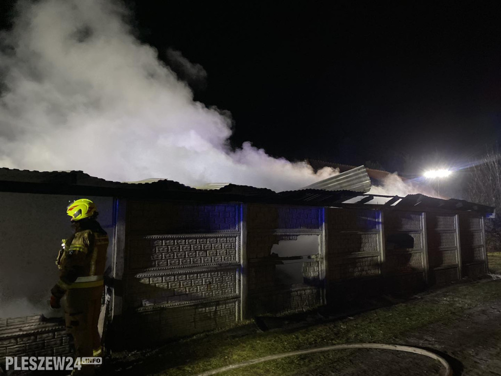 Pożar w Józefowie w gminie Chocz