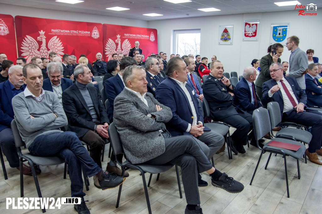 Roczna Narada w KP PSP w Pleszewie