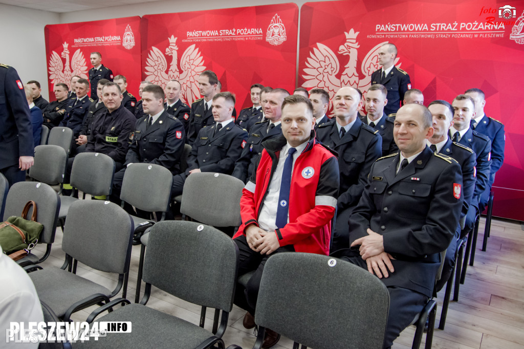 Roczna Narada w KP PSP w Pleszewie