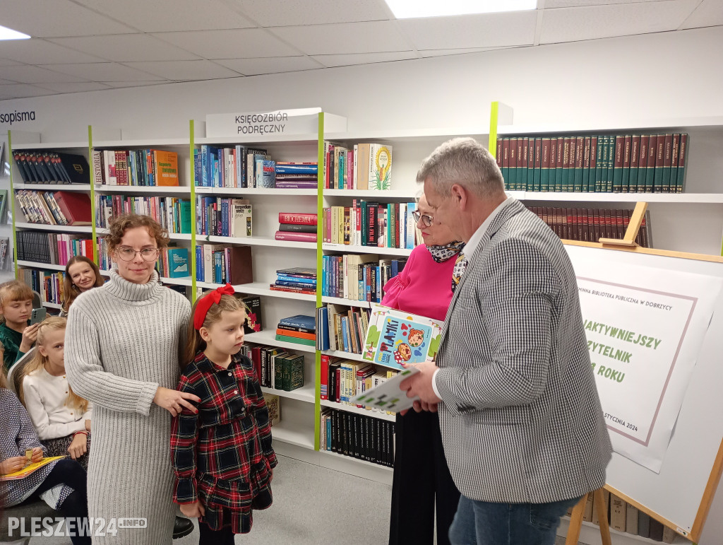 Czytelnik roku w Bibliotece Publicznej w Dobrzycy