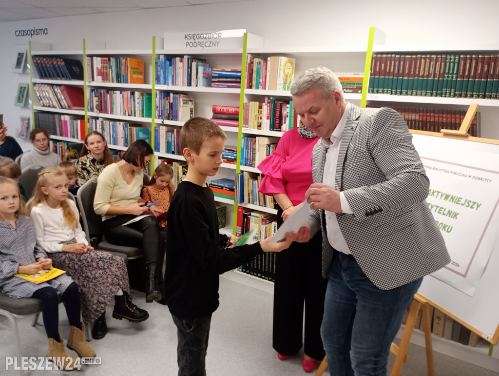 Czytelnik roku w Bibliotece Publicznej w Dobrzycy