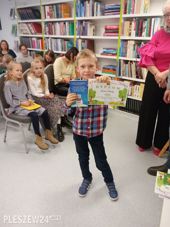 Czytelnik roku w Bibliotece Publicznej w Dobrzycy