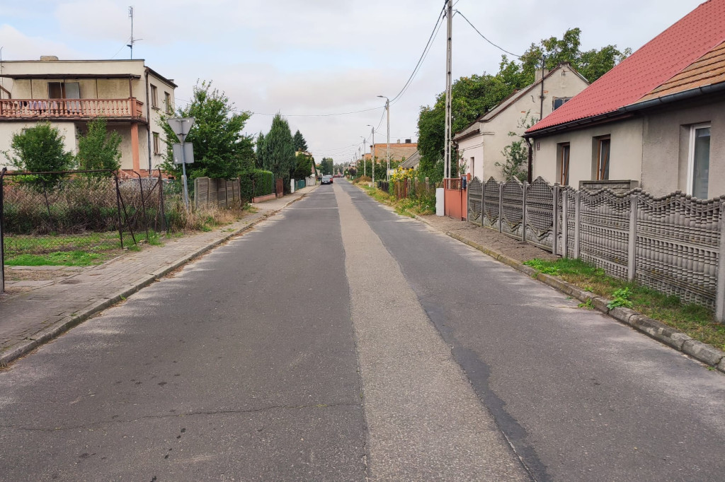 Ulica Zapłocie w Choczu