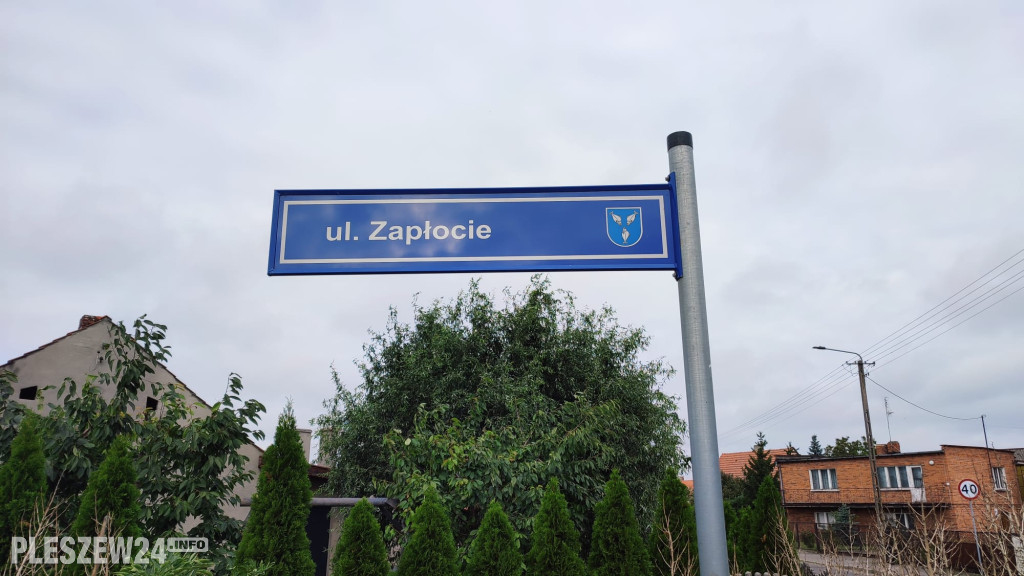 Ulica Zapłocie w Choczu