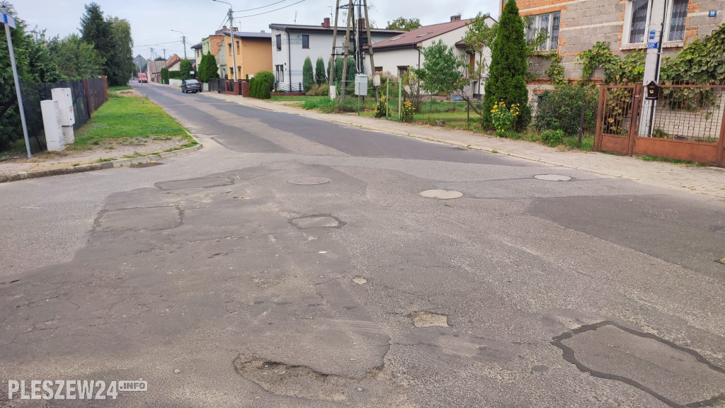 Ulica Zapłocie w Choczu