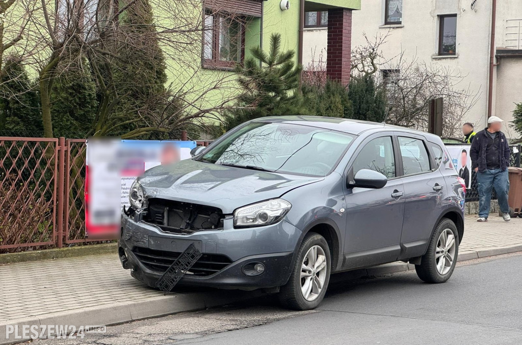 Kolizja na skrzyżowaniu Szenica z Zachodnią