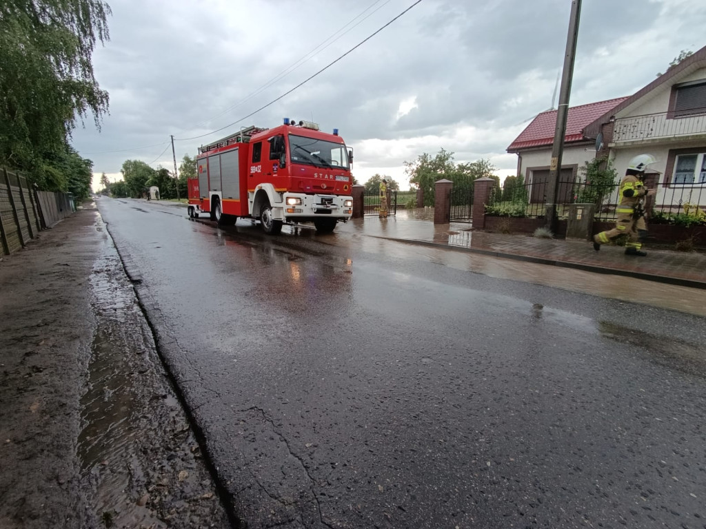 Burza i ulewa nad Strzyżewem