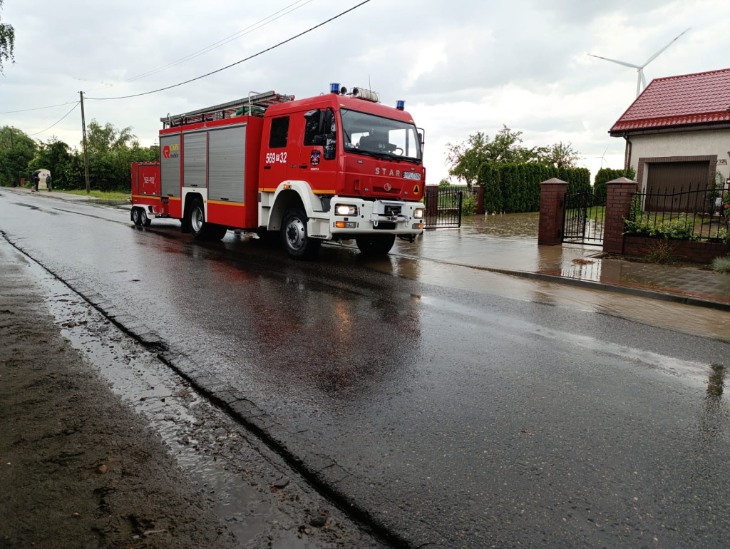 Burza i ulewa nad Strzyżewem