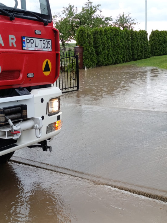 Burza i ulewa nad Strzyżewem