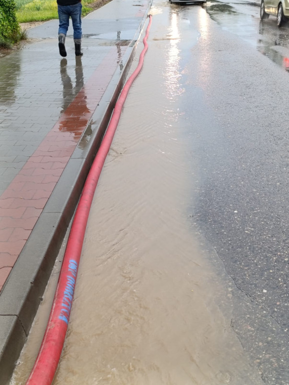 Burza i ulewa nad Strzyżewem