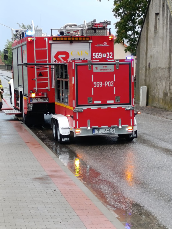 Burza i ulewa nad Strzyżewem