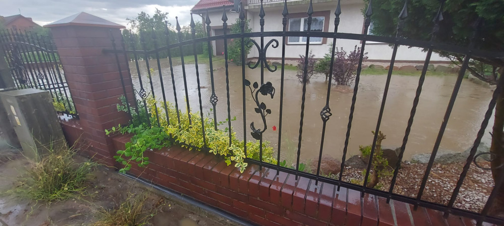 Burza i ulewa nad Strzyżewem