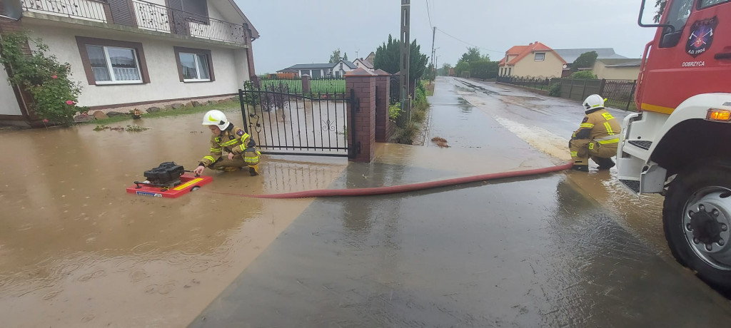 Burza i ulewa nad Strzyżewem