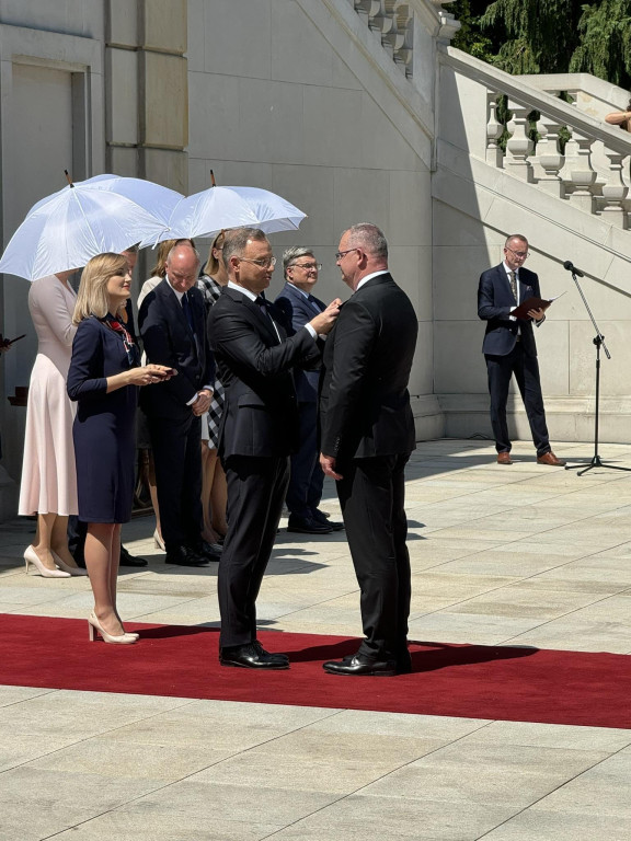 Starosta Pleszewski odznaczony przez Prezydenta