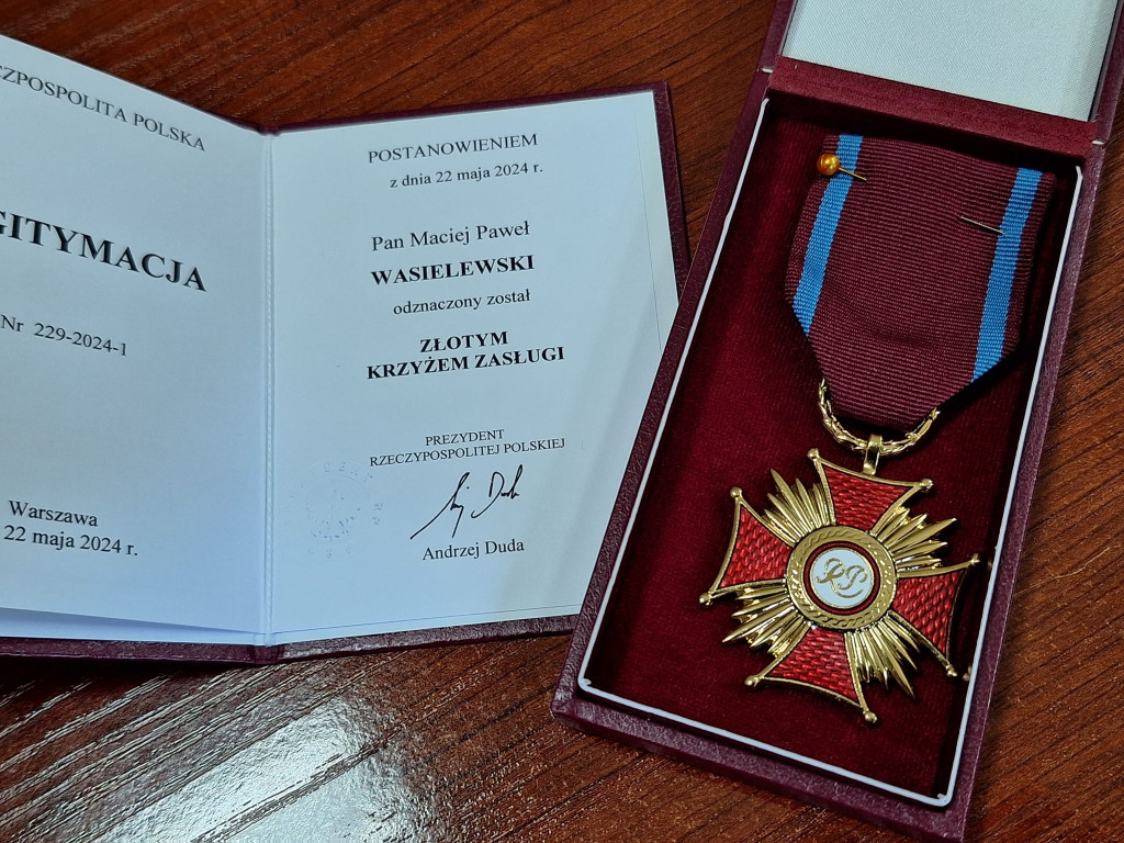 Starosta Pleszewski odznaczony przez Prezydenta