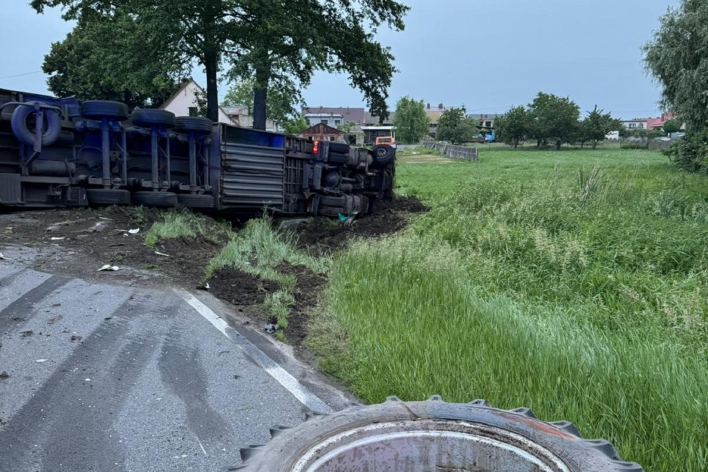 Wypadek w Krzywosądowie