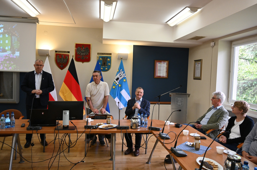 Niemiecka delegacja w powiecie pleszewskim