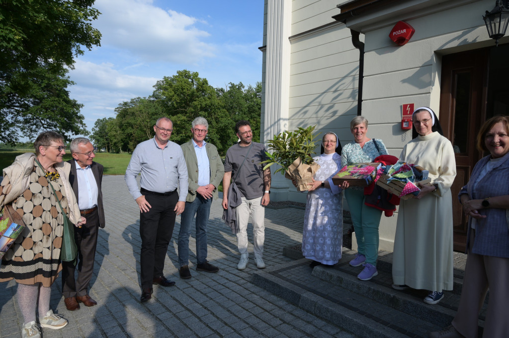 Niemiecka delegacja w powiecie pleszewskim