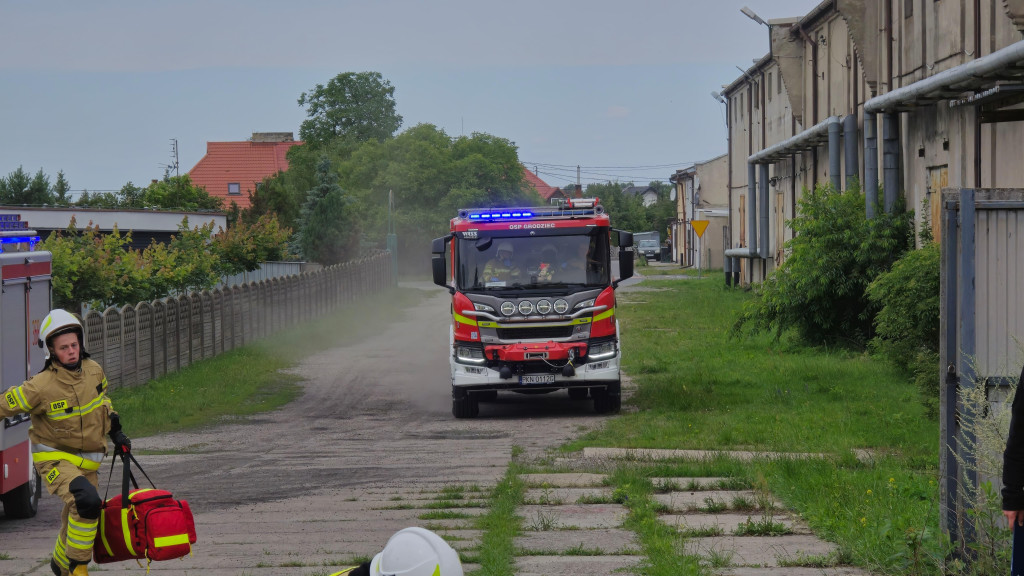 Międzypowiatowe ćwiczenia strażaków