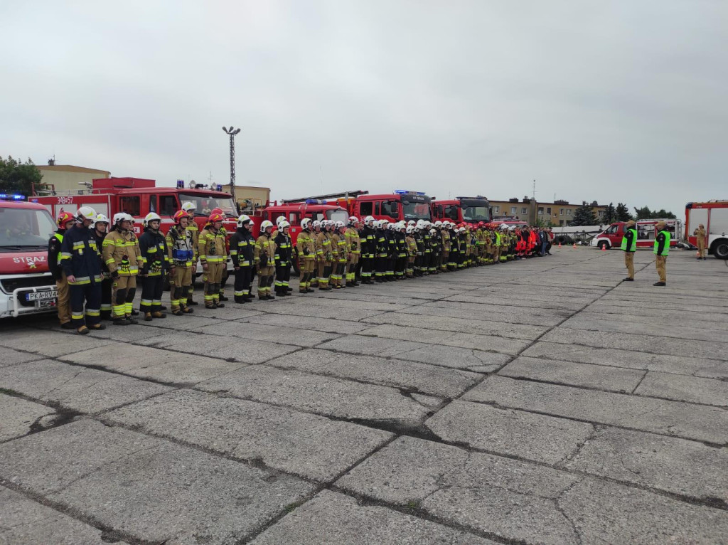 Międzypowiatowe ćwiczenia strażaków