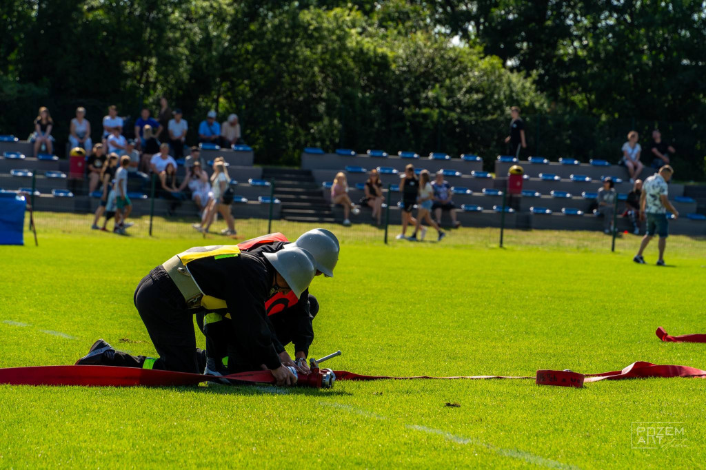 Zawody sportowo - pożarnicze strażaków