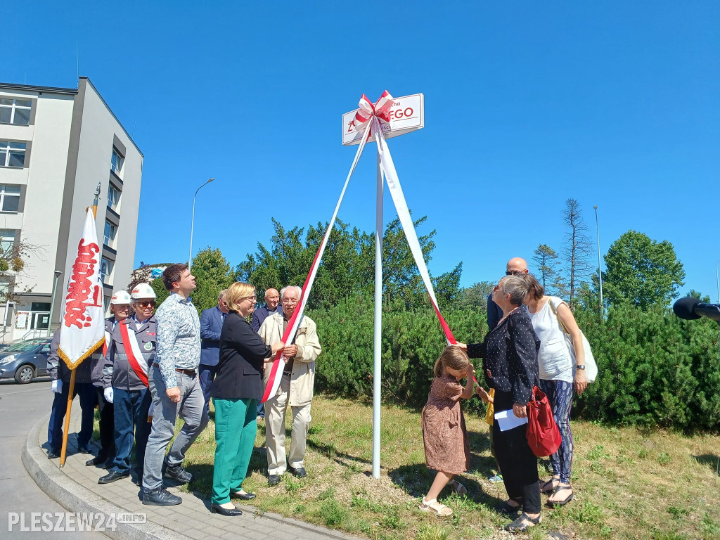 Odsłonięto rondo Wojciecha Żychskiego