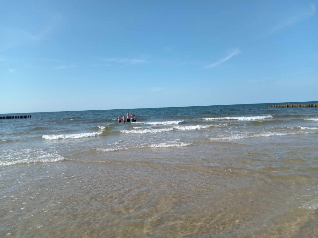 Wyprawa nad morze dzieci z Domu Dziecka