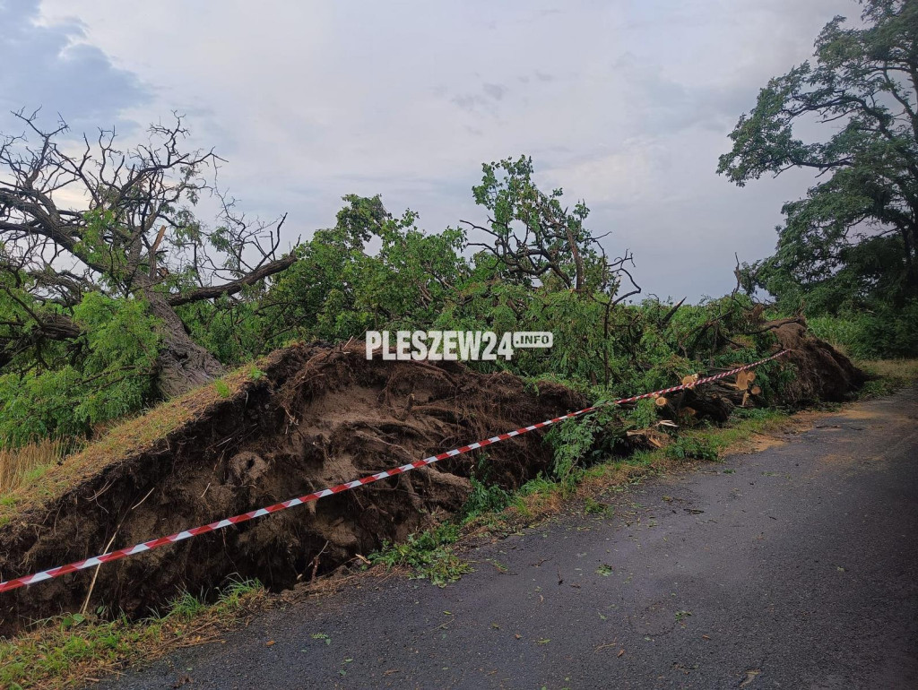 Koszmarne zniszczenia po załamaniu pogody 10 lipca