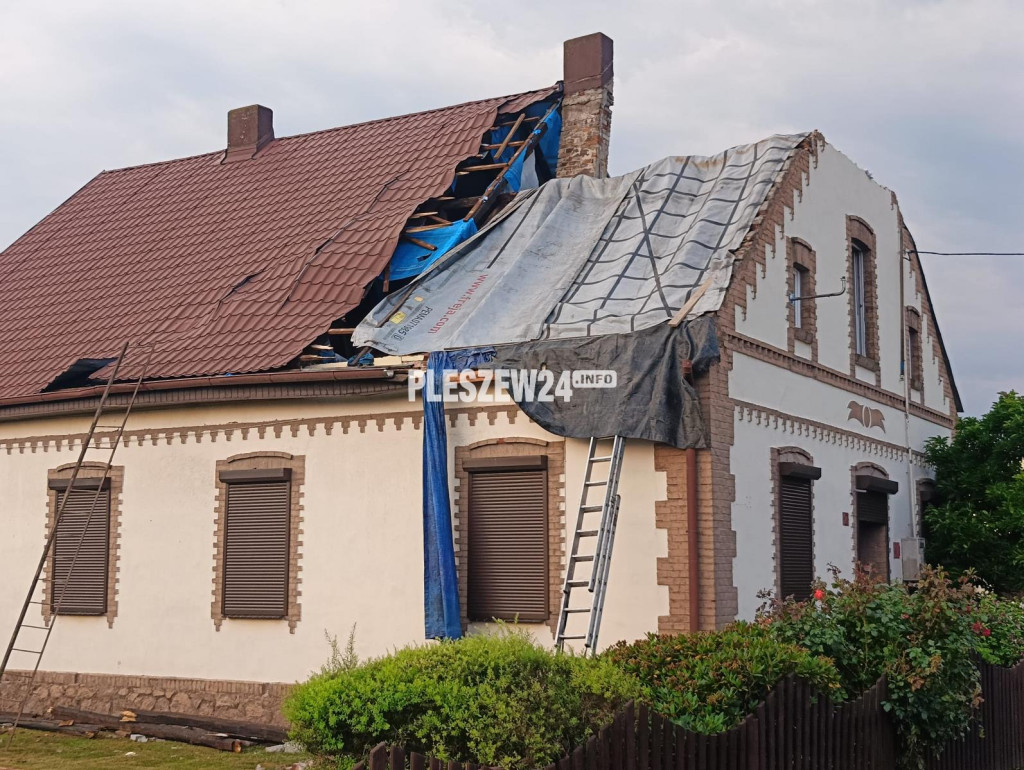 Koszmarne zniszczenia po załamaniu pogody 10 lipca