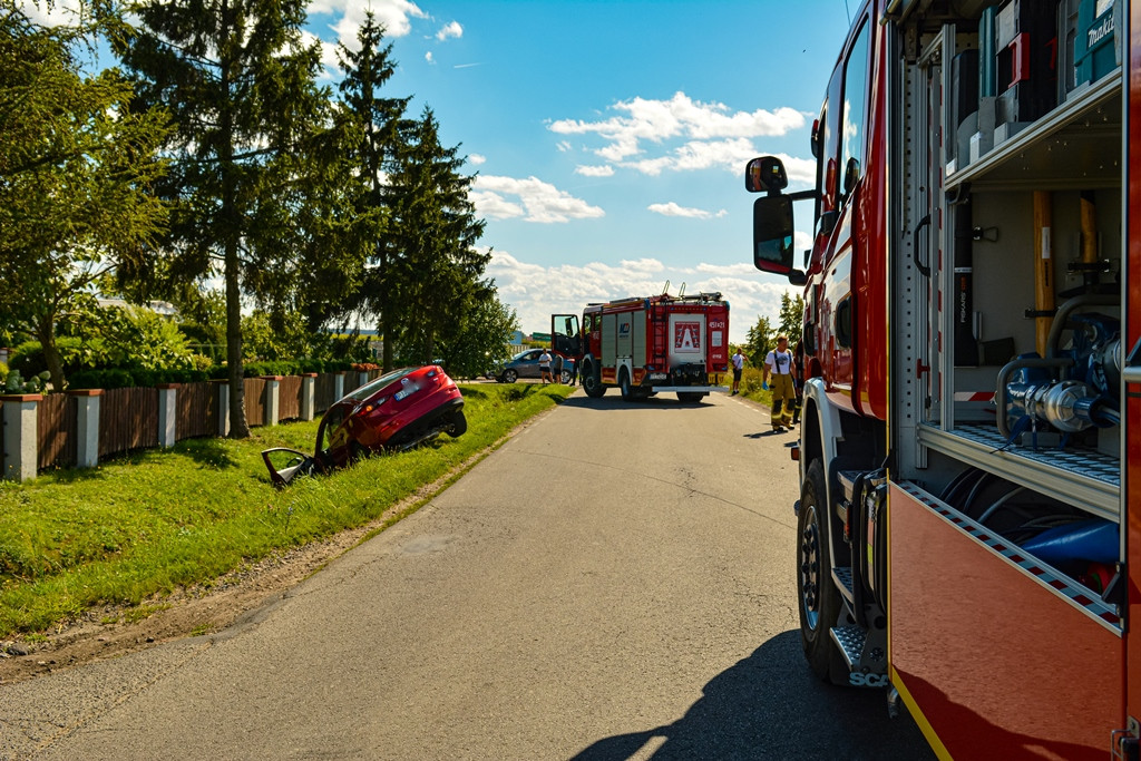 Zderzyli się przy skrzyżowaniu