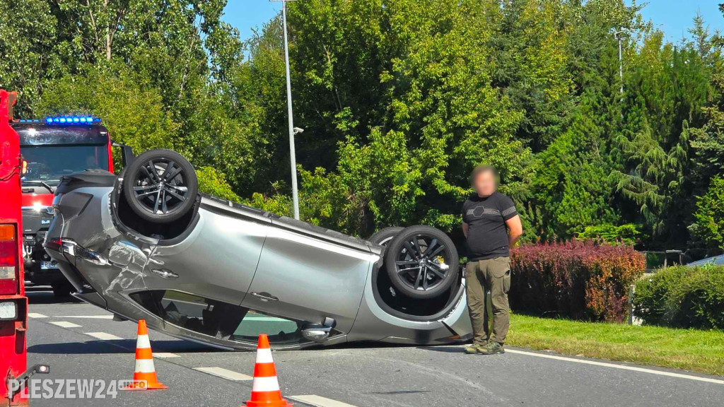 Wypadek na drodze Pleszew - Jarocin