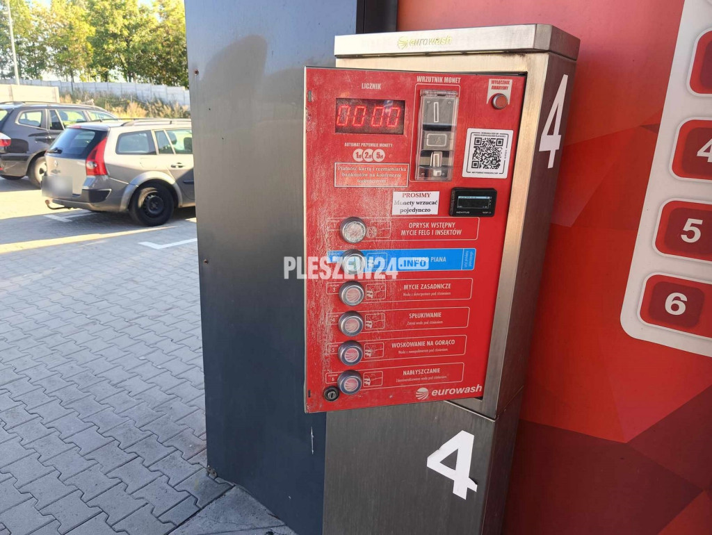 Włamanie na myjni w Pleszewie