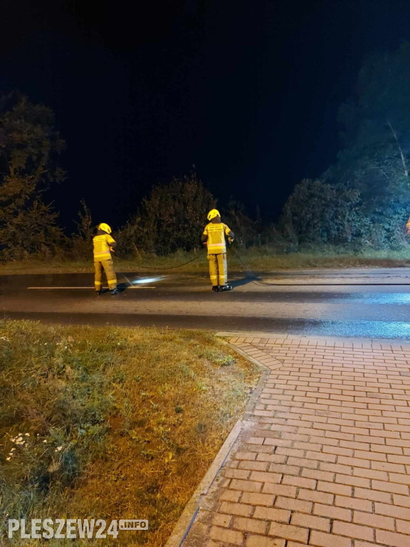 Strażacy z Dobrzycy interweniowali w nocy