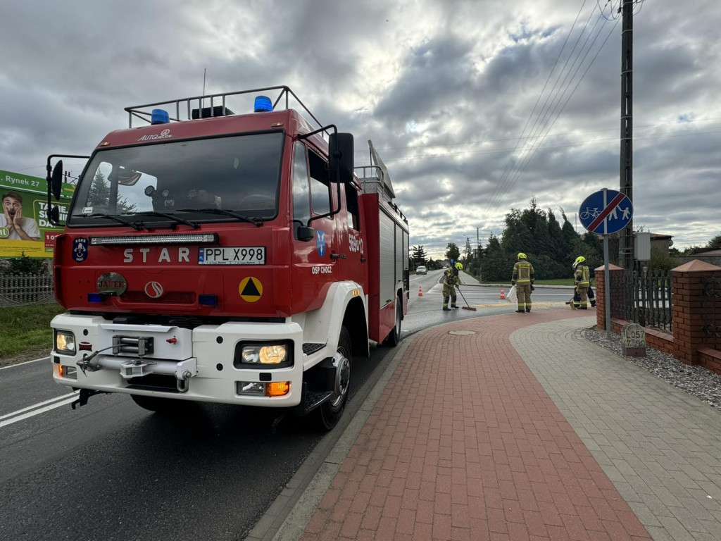 Ktoś zgubił, strażacy sprzątali