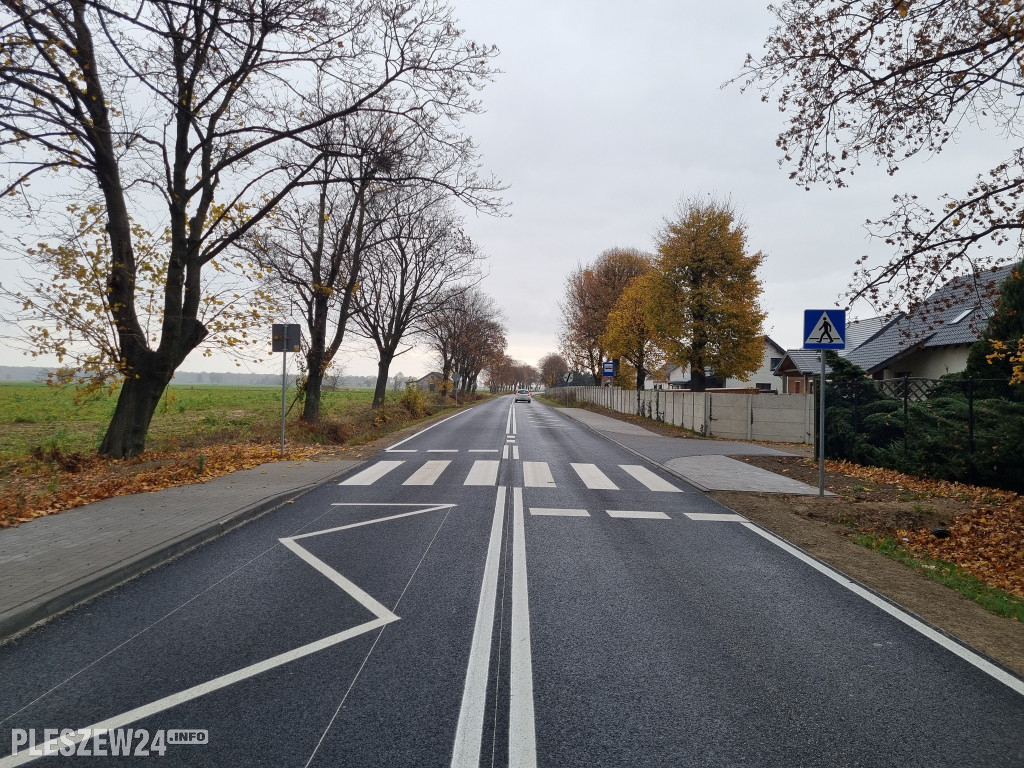 Droga Prokopów - Broniszewice wyremontowana