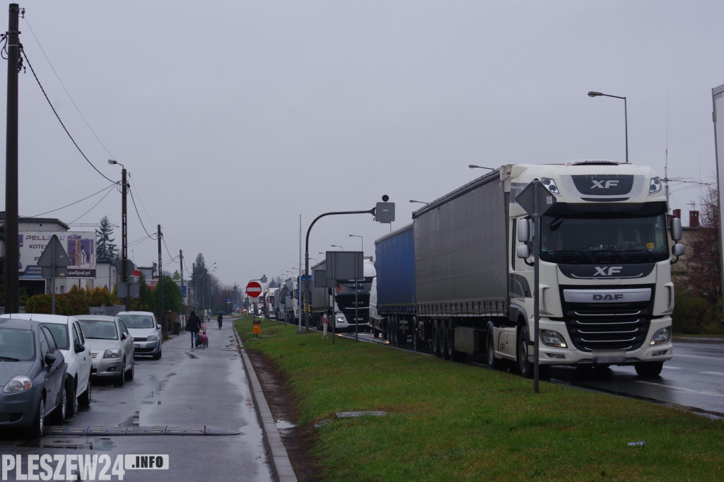 Kolizja na skrzyżowaniu w Pleszewie