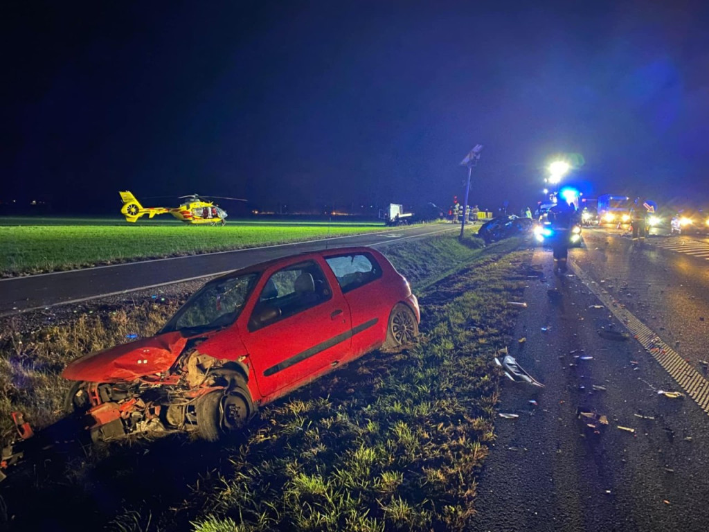 Wypadek ciężarówki z powiatu pleszewskiego