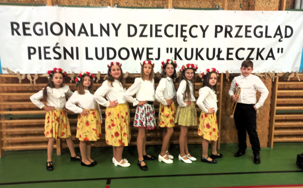 Występ uczniów z Chocza na przeglądzie piosenki