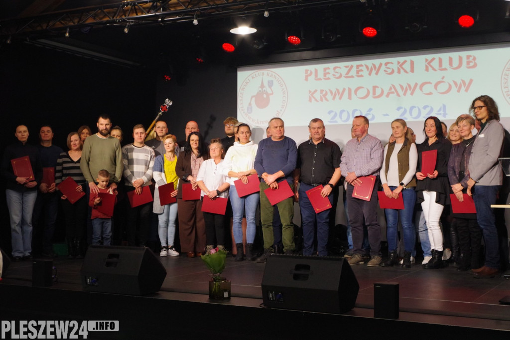 Gala Pleszewskiego Klubu Krwiodawców